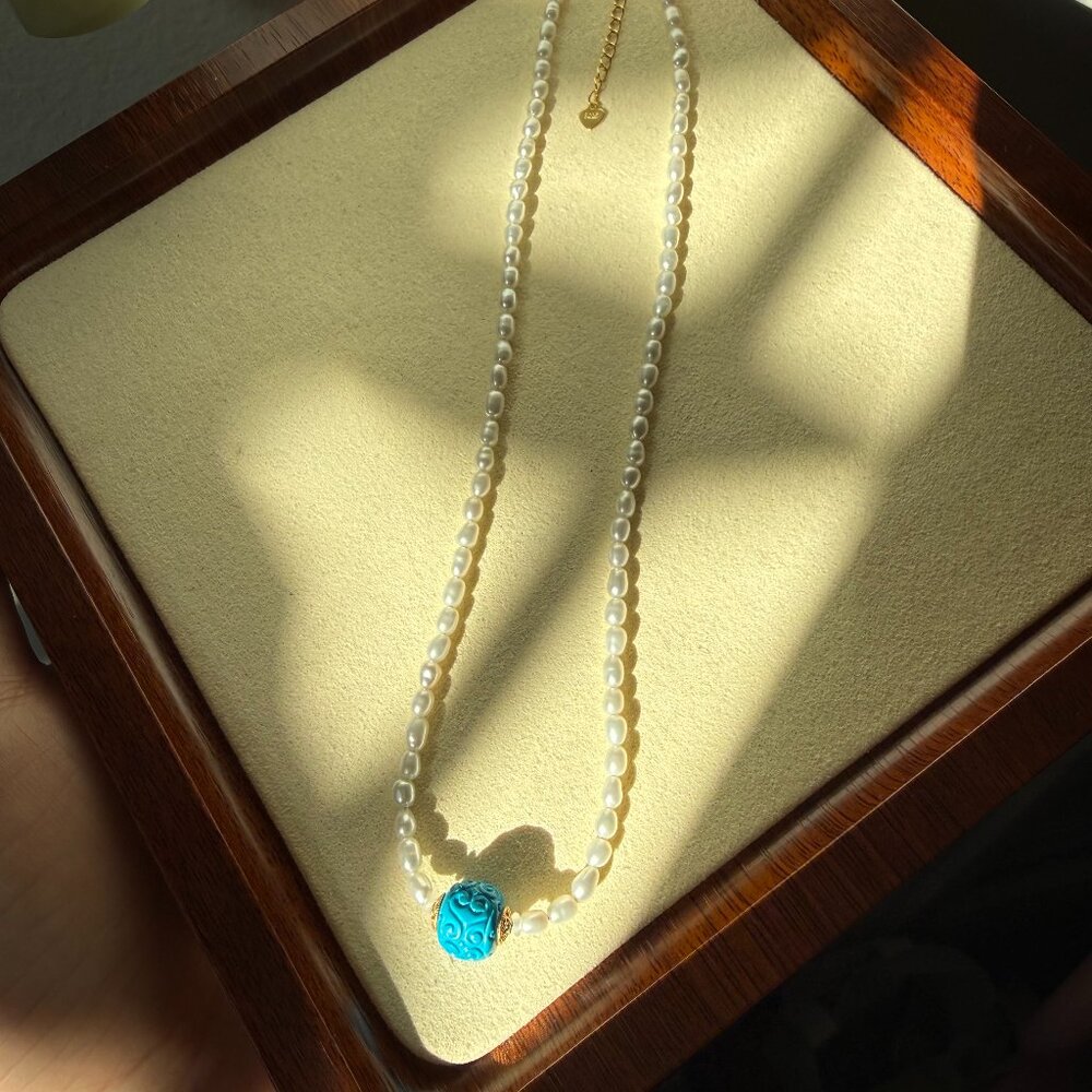 Jade Pearl Necklace